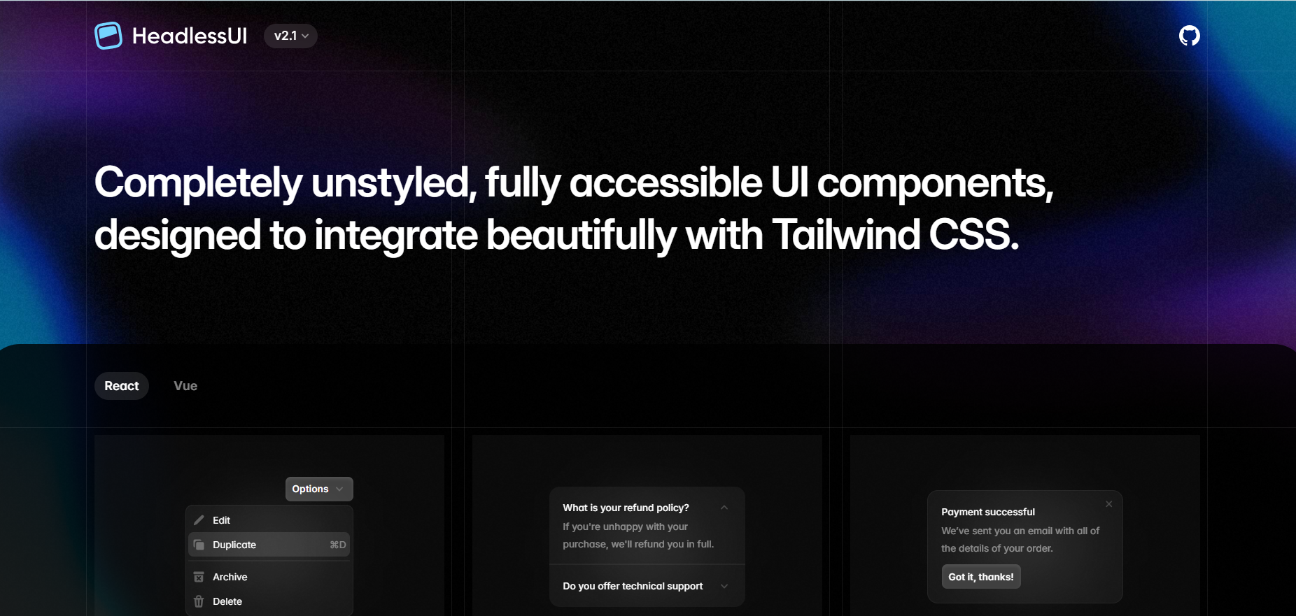 Headless UI
